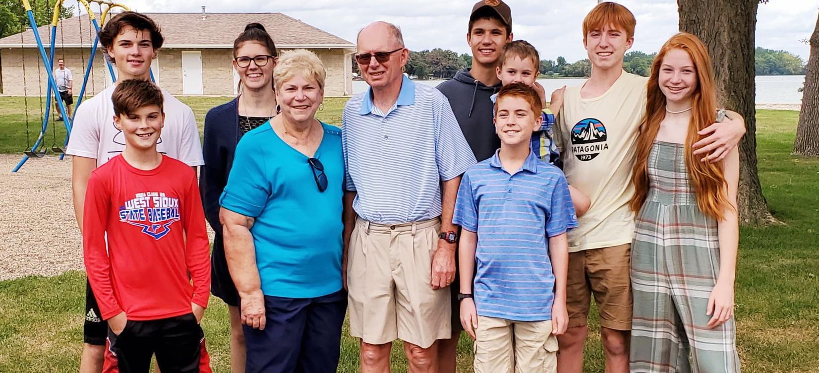 Wigins grandparents are happy